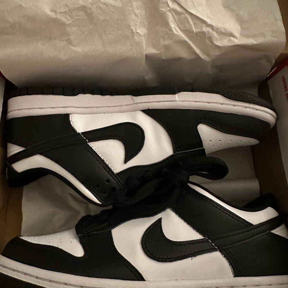 Nike Dunk Low GS in Black and White